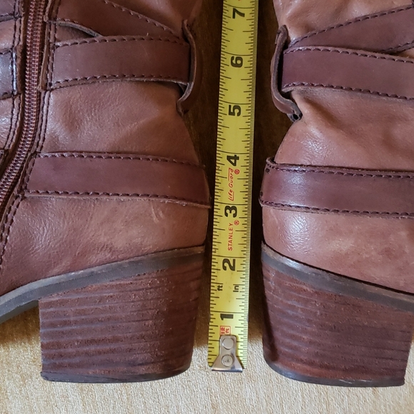 *SOLD* Genuine Leather Wrapped Harness Boots - Picture 4 of 10